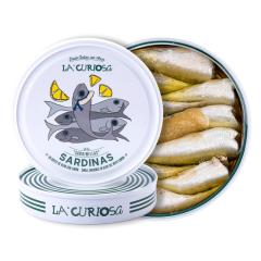 Comprar Sardinillas en ac. de oliva al limón online en Mordeste 